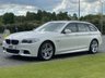 USED 2013 63 BMW 5 SERIES 2.0 520D M SPORT TOURING 5d 181 BHP Black Heated Leather Sat Nav