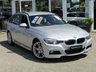 USED 2014 BMW 3 SERIES 320d M Sport 5dr Step Auto Finished in GLACIER SILVER with HEATED EBONY LEATHER trim. This BMW is practical, economical and pretty good fun to drive. It packs a punch and with features that include Tinted Windows, SAT NAV, Heated Seats, B/TOOTH, 18" Alloys, Cruise Control, REAR PARK SENSORS it's a must have prestige family estate. Dealer Serviced at 17109 miles, 27447 miles, 39537 miles and on arrival at 64269 miles.