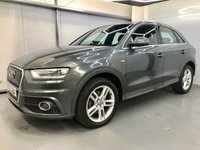 USED 2012 12 AUDI Q3 2.0 TDI S LINE 5d 138 BHP Over &pound;3000 Extras - Sat Nav!