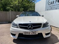 USED 2012 12 MERCEDES-BENZ C CLASS 6.2 C63 AMG EDITION 125 2d AUTO 457 BHP 