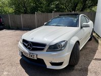 USED 2012 12 MERCEDES-BENZ C CLASS 6.2 C63 AMG EDITION 125 2d AUTO 457 BHP 