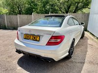 USED 2012 12 MERCEDES-BENZ C CLASS 6.2 C63 AMG EDITION 125 2d AUTO 457 BHP 
