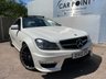 USED 2012 12 MERCEDES-BENZ C CLASS 6.2 C63 AMG EDITION 125 2d AUTO 457 BHP 