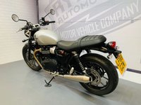 USED 2018 68 TRIUMPH BONNEVILLE STREET TWIN ONLY 780 MILES FROM NEW