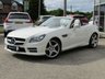 USED 2013 13 MERCEDES-BENZ SLK 2.1 SLK250 CDI BLUEEFFICIENCY AMG SPORT 2d 204 BHP Finished in POLAR WHITE with TWO TONE HEATED LEATHER TRIM. This SLK is a luxury two-seater roadster. This great looking head turner is stylish and offers impressive refinement thanks to its folding hard-top, along with affordable running costs. Not to be missed.