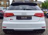 USED 2017 66 AUDI S3 2.0 S3 SPORTBACK TFSI QUATTRO BLACK EDITION 5d 306 BHP HEATED SEATS+S LINE STITCHED SEATS