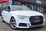 USED 2017 66 AUDI S3 2.0 S3 SPORTBACK TFSI QUATTRO BLACK EDITION 5d 306 BHP HEATED SEATS+S LINE STITCHED SEATS