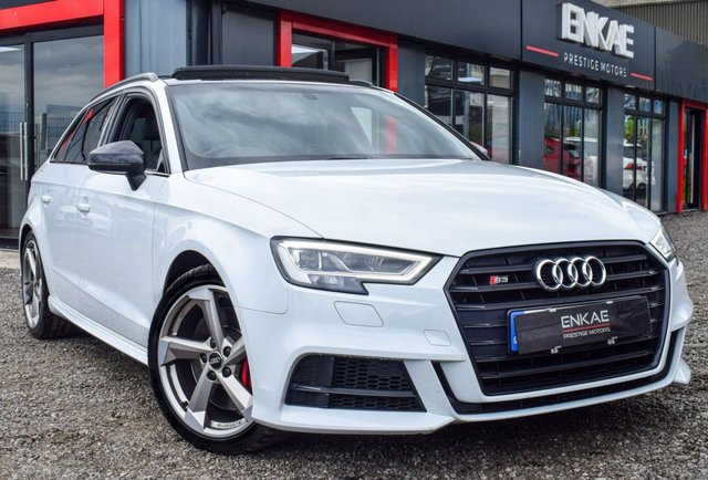 2017 66 Audi S3 2.0 S3 SPORTBACK TFSI QUATTRO BLACK EDITION 5d 306 BHP