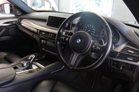 USED 2018 68 BMW X6 3.0 XDRIVE30D M SPORT 4d AUTO 255 BHP FINISHED IN STUNNING METALLIC GREY WITH ELECTRICALLY ADJUSTABLE FULL BLACK LEATHER HEATED SEATS WITH MEMORY PACK PLUS LUMBAR SUPPORT + 1 OWNER FROM NEW WITH A FULLY DOCUMENTED BMW MAIN DEALER SERVICE HISTORY AND THE BALANCE OF BMW'S MANUFACTURERS WARRANTY UNTIL OCTOBER 2021 + PROFESSIONAL SATELLITE NAVIGATION AND MEDIA + DRIVING ASSISTANT + DAB DIGITAL RADIO + BLUETOOTH MEDIA + HARMON KARDON SURROUND SOUND SYSTEM + HEATED FRONT AND REAR SEATS + HEAD UP DISPLAY + VOICE COMMAND + 360 VIEW CAMERA