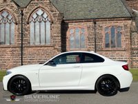 USED 2015 65 BMW 2 SERIES 2.0 220I M SPORT 2d 181 BHP RED LEATHER+ SAT NAV+ PRISTINE