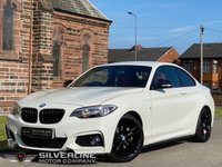 USED 2015 65 BMW 2 SERIES 2.0 220I M SPORT 2d 181 BHP RED LEATHER+ SAT NAV+ PRISTINE
