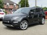 USED 2016 66 LAND ROVER DISCOVERY SPORT 2.0 TD4 HSE LUXURY 5d 180 BHP Finished in STORM (CARPATHIAN) GREY MET with contrasting EBONY CLIMATE LEATHER SEATS. This Discovery Sport is practical, incredible off road and a comfy SUV that has 7 Seats that will swallow your family and luggage. FEATURES include 20" ALLOYS, Panoramic Glass Roof, Electric Rear Boot, Climate Leather Seats, heated rear Seats, Sat Nav, ALLOYS, Heated Steering Wheel, Reversing Camera, Park sensors Auto Parking and much more. Dealer serviced at 25830 miles and on arrival at 59379 miles by EMC.