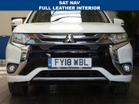 USED 2018 18 MITSUBISHI OUTLANDER 2.0 PHEV 4H 5d 200 BHP SAT NAV LEATHER HEATED SEATS