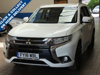 USED 2018 18 MITSUBISHI OUTLANDER 2.0 PHEV 4H 5d 200 BHP SAT NAV LEATHER HEATED SEATS