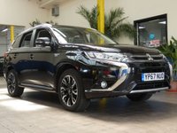 USED 2017 67 MITSUBISHI OUTLANDER 2.0 PHEV JURO 5d 200 BHP SAT NAV PART LEATHER INTERIOR VAT Q