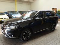 USED 2017 67 MITSUBISHI OUTLANDER 2.0 PHEV JURO 5d 200 BHP SAT NAV PART LEATHER INTERIOR VAT Q
