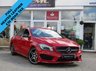 USED 2013 13 MERCEDES-BENZ CLA 2.1 CLA220 CDI AMG SPORT 4d 170 BHP Finished in JUPITER RED Metallic with contrasting Heated LEATHER SPORTS interior. This four door coupe is like a stylish mini CLS. It has a big boot and high tech safety features inc Front and Rear Park Sensors. Other features inc Rear View Camera, B/TOOTH, &pound;30 ROAD TAX, Alloys, Heated Leather, Cruise and much more.Dealers Serviced at 6273 miles, 8507 miles, 15121 miles, MOT due 21/6/2022.