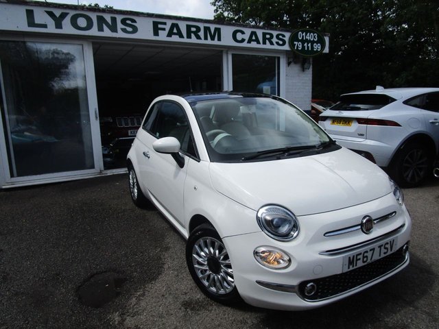 2017 67 Fiat 500 1.2 LOUNGE 3d 69 BHP NEW SHAPE