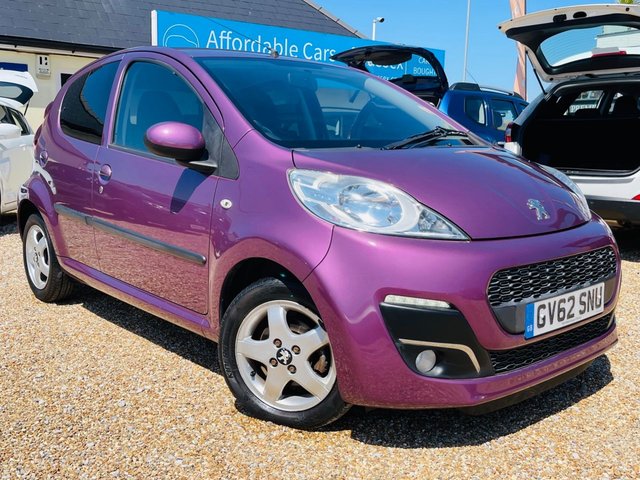 2013 62 Peugeot 107 1.0 ALLURE 5d 68 BHP