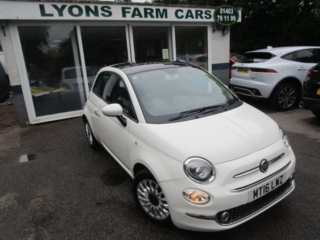 2016 16 Fiat 500 1.2 LOUNGE 3d 69 BHP NEW SHAPE