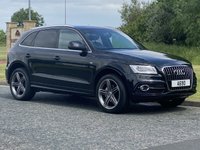USED 2013 63 AUDI Q5 2.0 TDI QUATTRO S LINE PLUS START/STOP 5d 148 BHP 4WD Full Leather Sat Nav DAB Radio