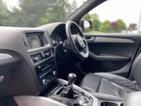 USED 2013 63 AUDI Q5 2.0 TDI QUATTRO S LINE PLUS START/STOP 5d 148 BHP 4WD Full Leather Sat Nav DAB Radio
