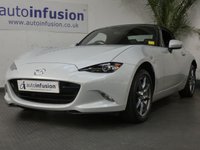 USED 2019 19 MAZDA MX-5 1.5 SE PLUS 2d 131 BHP STUNNING EXAMPLE ONE OWNER SERVICE HISTORY FREE 12 MONTHS GOLD WARRANTY