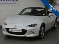 USED 2019 19 MAZDA MX-5 1.5 SE PLUS 2d 131 BHP STUNNING EXAMPLE ONE OWNER SERVICE HISTORY FREE 12 MONTHS GOLD WARRANTY