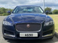 USED 2016 16 JAGUAR XF 2.0 PORTFOLIO 4d 177 BHP Ivory Heated/Memory Leather