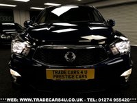 USED 2016 16 SSANGYONG KORANDO SPORTS RARE SSANGYONG KORANDO SPORT 2.0TD EXT AUTO DIESEL 4X4 PICKUP DOUBLE CAB EURO 6 FREE UK DELIVERY*VIDEO AVAILABLE* FINANCE ARRANGED* PART EX*HPI CLEAR