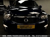 USED 2016 16 SSANGYONG KORANDO SPORTS RARE SSANGYONG KORANDO SPORT 2.0TD EXT AUTO DIESEL 4X4 PICKUP DOUBLE CAB EURO 6 FREE UK DELIVERY*VIDEO AVAILABLE* FINANCE ARRANGED* PART EX*HPI CLEAR