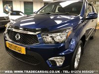 USED 2016 16 SSANGYONG KORANDO SPORTS RARE SSANGYONG KORANDO SPORT 2.0TD EXT AUTO DIESEL 4X4 PICKUP DOUBLE CAB EURO 6 FREE UK DELIVERY*VIDEO AVAILABLE* FINANCE ARRANGED* PART EX*HPI CLEAR