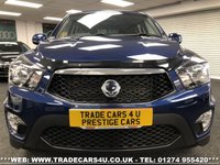 USED 2016 16 SSANGYONG KORANDO SPORTS RARE SSANGYONG KORANDO SPORT 2.0TD EXT AUTO DIESEL 4X4 PICKUP DOUBLE CAB EURO 6 FREE UK DELIVERY*VIDEO AVAILABLE* FINANCE ARRANGED* PART EX*HPI CLEAR