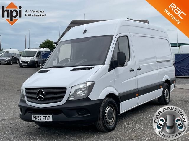 2017 67 Mercedes-Benz Sprinter 2.1 314 CDI 140 BHP EURO 6 MWB FACELIFT HIGH ROOF