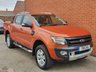 USED 2015 15 FORD RANGER 3.2 WILDTRAK 4X4 DCB TDCI 4d 197 BHP 1 OWNER, HUGE SPEC