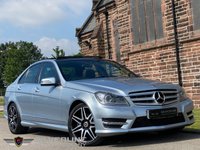 USED 2013 63 MERCEDES-BENZ C CLASS 2.1 C250 CDI BLUEEFFICIENCY AMG SPORT PLUS 4d 202 BHP PANROOF | HEATED SEATS | SAT NAV |