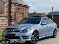 USED 2013 63 MERCEDES-BENZ C CLASS 2.1 C250 CDI BLUEEFFICIENCY AMG SPORT PLUS 4d 202 BHP PANROOF | HEATED SEATS | SAT NAV |