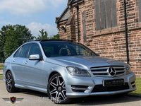 USED 2013 63 MERCEDES-BENZ C CLASS 2.1 C250 CDI BLUEEFFICIENCY AMG SPORT PLUS 4d 202 BHP PANROOF | HEATED SEATS | SAT NAV |