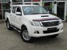 USED 2013 13 TOYOTA HI-LUX 3.0 INVINCIBLE 4X4 D-4D DCB 169 BHP Finished in WHITE with GREY CLOTH TRIM. This refined and rugged and very clean HI-LUX is the complete pick-up package. It is stylish, practical and capable of hauling huge loads. Features include, NO VAT,  Side Bars, Cruise Control, Rear View Camera, B/Tooth and much more. 12 Months MOT.