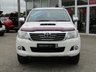 USED 2013 13 TOYOTA HI-LUX 3.0 INVINCIBLE 4X4 D-4D DCB 169 BHP Finished in WHITE with GREY CLOTH TRIM. This refined and rugged and very clean HI-LUX is the complete pick-up package. It is stylish, practical and capable of hauling huge loads. Features include, NO VAT,  Side Bars, Cruise Control, Rear View Camera, B/Tooth and much more. 12 Months MOT.