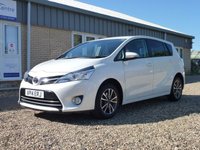USED 2014 14 TOYOTA VERSO 1.8 VALVEMATIC ICON 5d 145 BHP www.suffolkcarcentre.co.uk - Located at Reydon