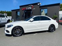 USED 2014 64 MERCEDES-BENZ C-CLASS 2.1 C220 BLUETEC AMG LINE 4d 170 BHP FULL BLACK LEATHER