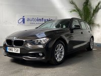 USED 2016 16 BMW 3 SERIES 2.0 320D ED PLUS TOURING 5d 161 BHP &pound;20 ROAD TAX SAT NAV LEATHER