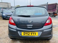 USED 2012 12 VAUXHALL CORSA 1.2 EXCLUSIV AC 5d 83 BHP Full Service History + Low Mileage