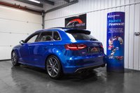 USED 2014 64 AUDI A3 2.0 S3 SPORTBACK QUATTRO 5d 296 BHP SUPERSPORT SEATS+SEPANG BLUE+NAV