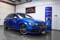 USED 2014 64 AUDI A3 2.0 S3 SPORTBACK QUATTRO 5d 296 BHP SUPERSPORT SEATS+SEPANG BLUE+NAV