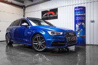 USED 2014 64 AUDI A3 2.0 S3 SPORTBACK QUATTRO 5d 296 BHP SUPERSPORT SEATS+SEPANG BLUE+NAV