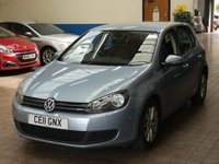 USED 2011 11 VOLKSWAGEN GOLF 1.4 MATCH TSI DSG 5d 121 BHP LADY OWNER LOW MILEAGE