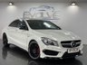 USED 2014 14 MERCEDES-BENZ CLA 2.0 CLA45 AMG 4MATIC 4d 360 BHP F/S/H, FULL LEATHER, H&K!