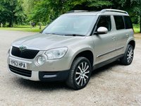 USED 2013 63 SKODA YETI 2.0 LAURIN AND KLEMENT TDI CR 5d 170 BHP PAN ROOF/SAT NAV/LEATHER/PARK ASSIST/4x4/CRUISE